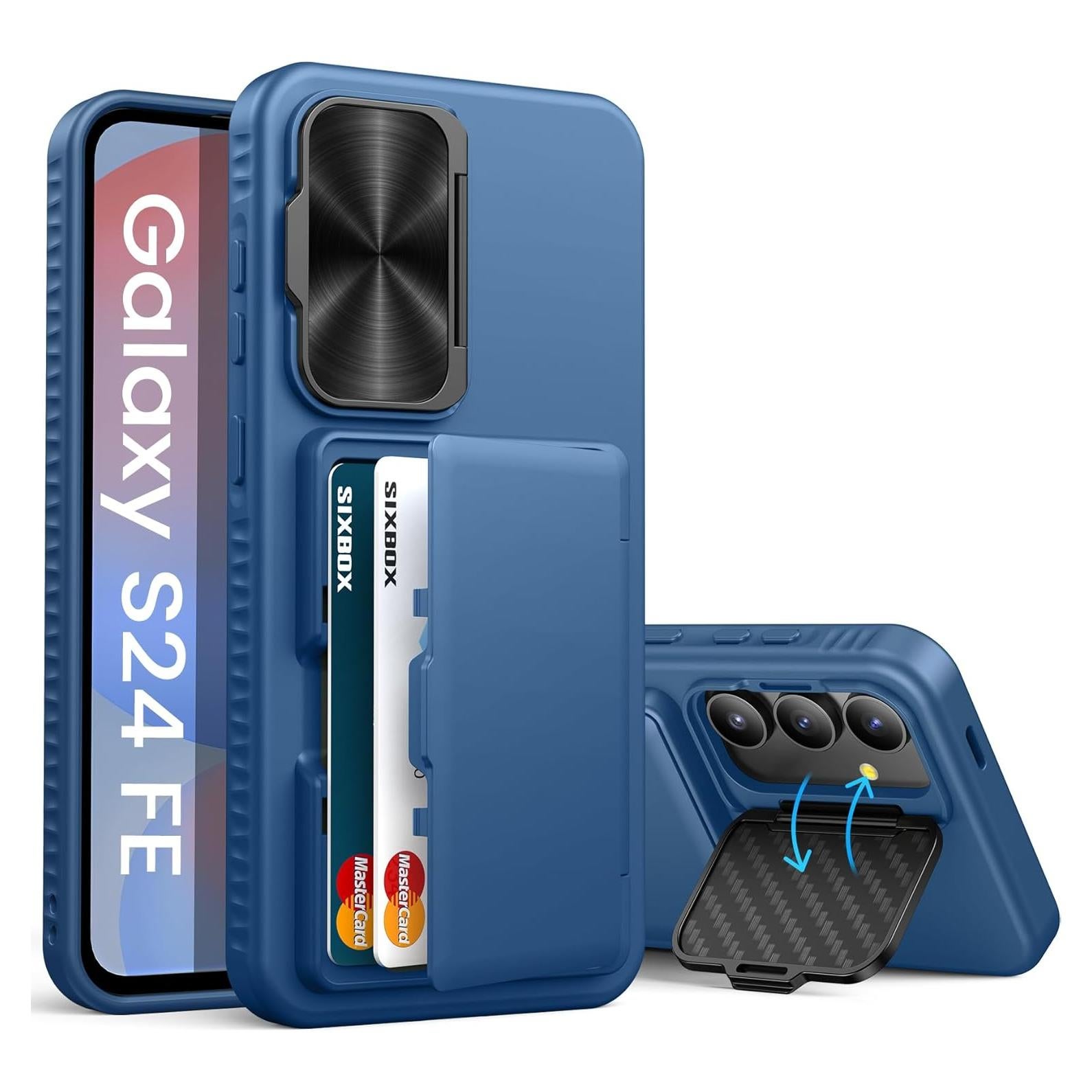 Funda protectora SIXBOX para Samsung Galaxy S24 FE azul
