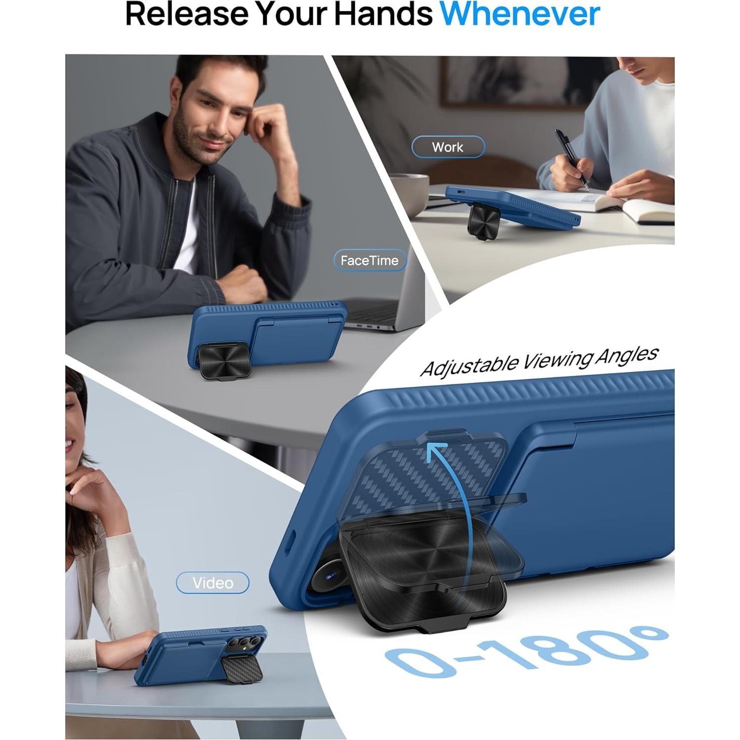 Funda protectora SIXBOX para Samsung Galaxy S24 FE azul