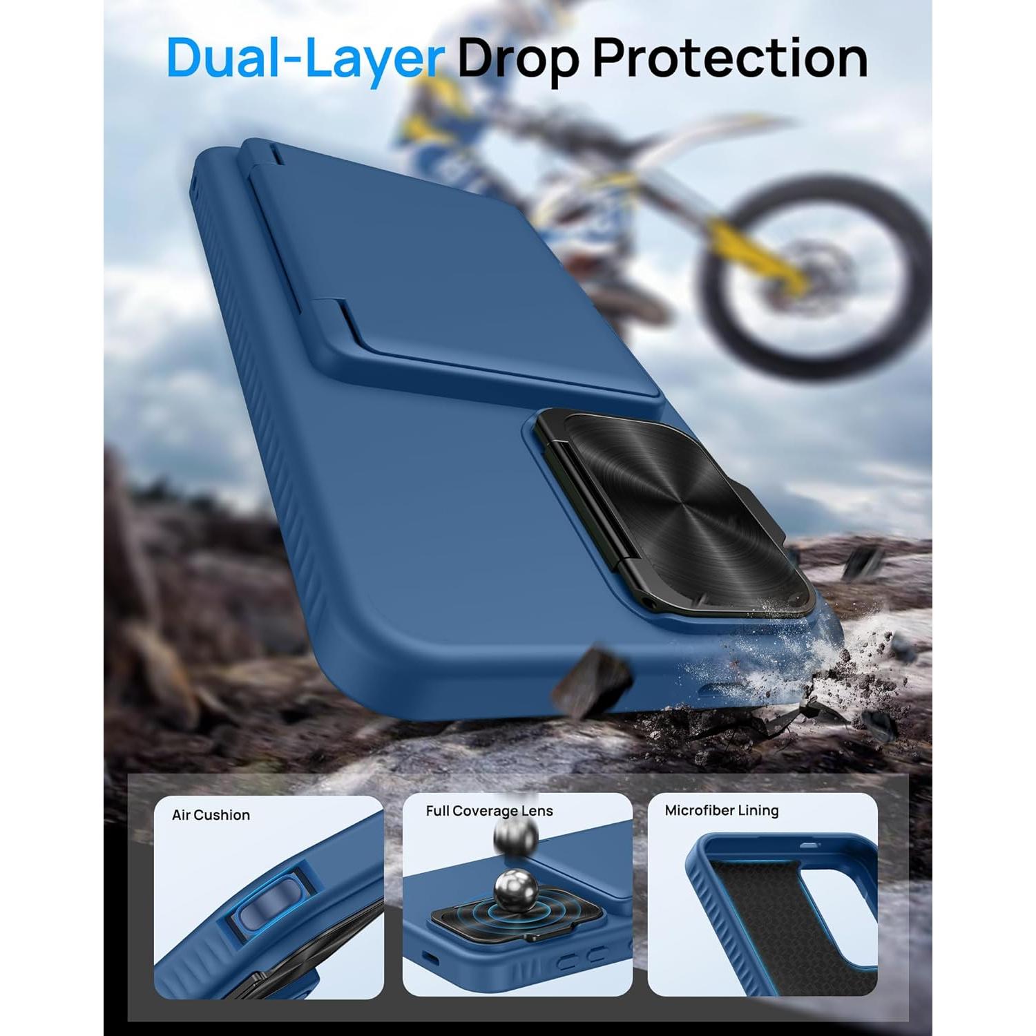 Funda protectora SIXBOX para Samsung Galaxy S24 FE azul