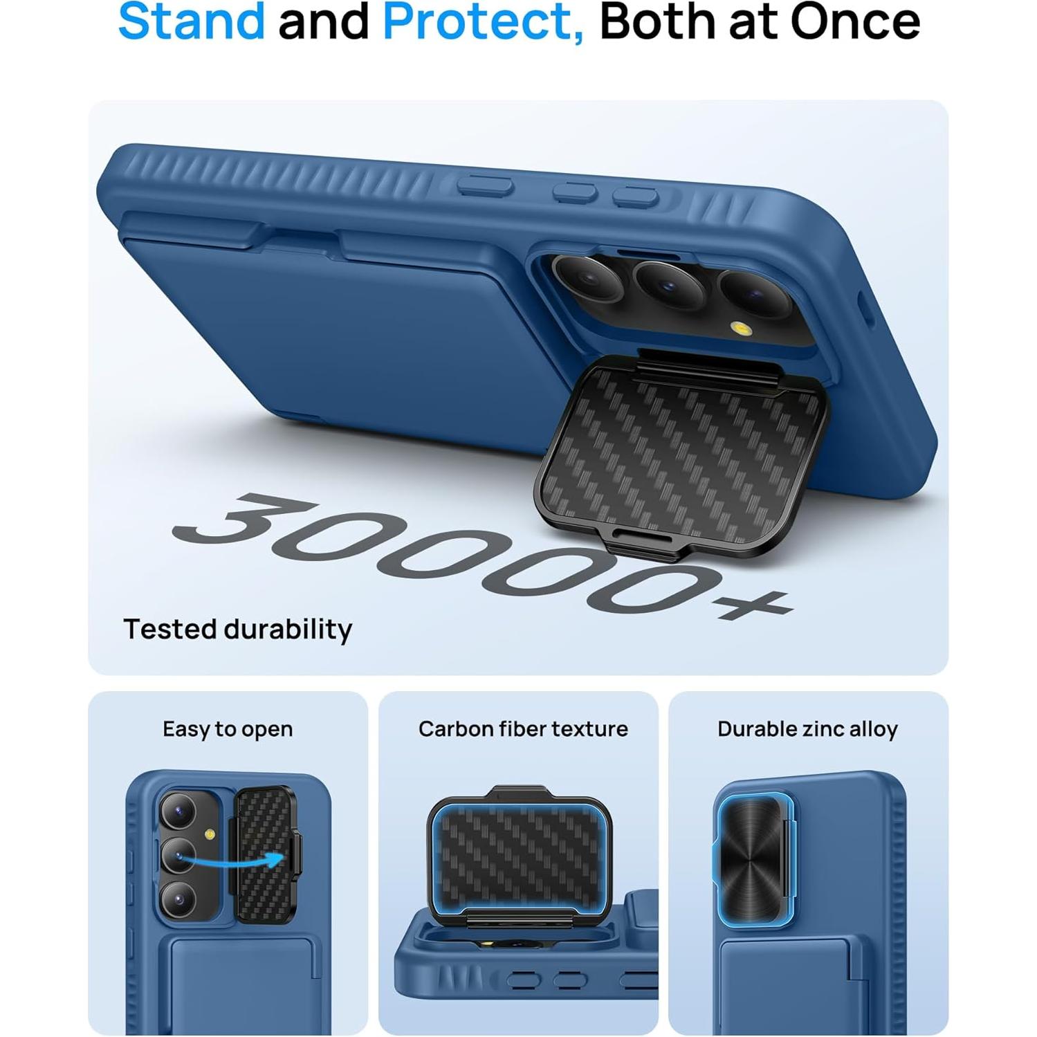 Funda protectora SIXBOX para Samsung Galaxy S24 FE azul
