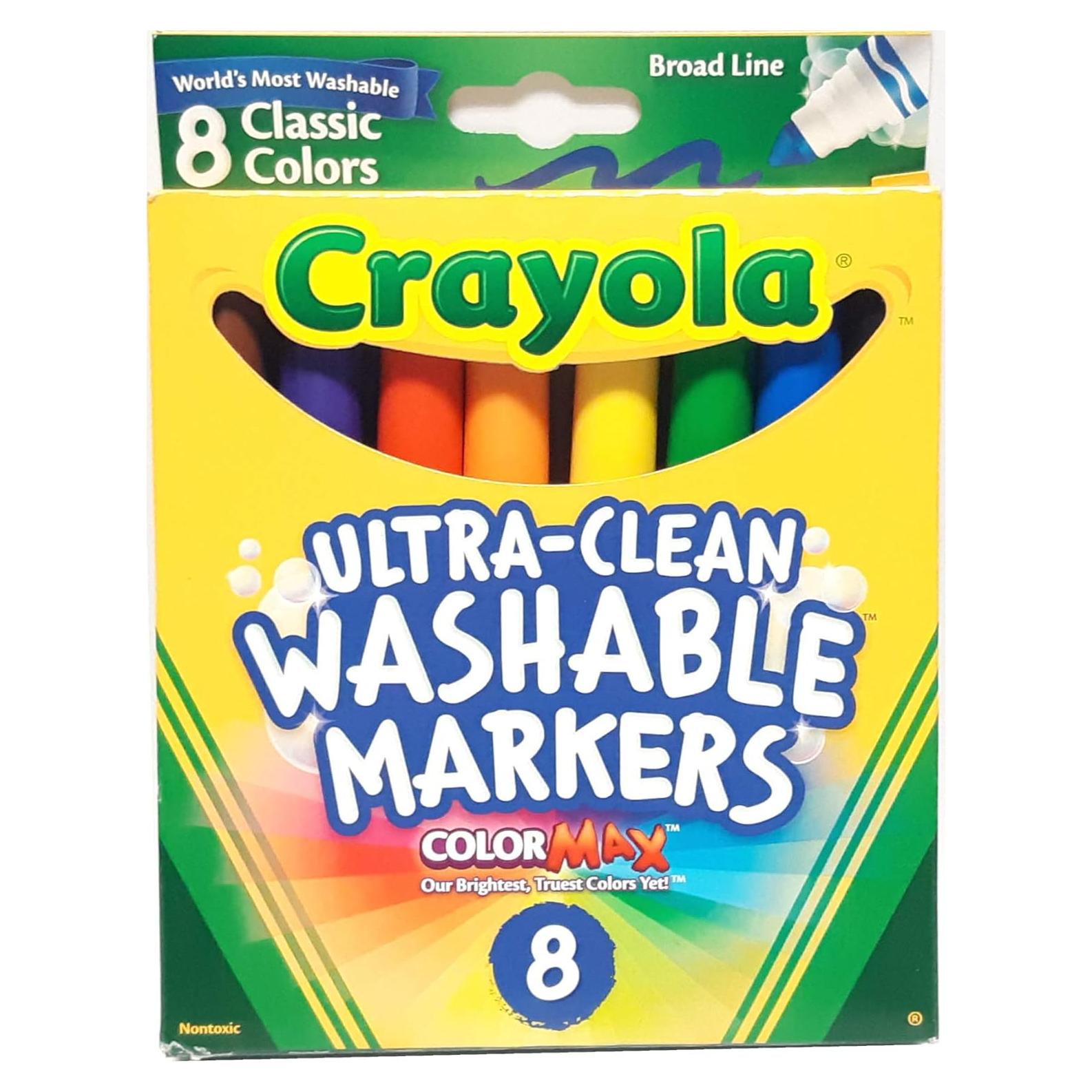 Marcadores Crayola Color Max 8 Piezas Punta Ancha