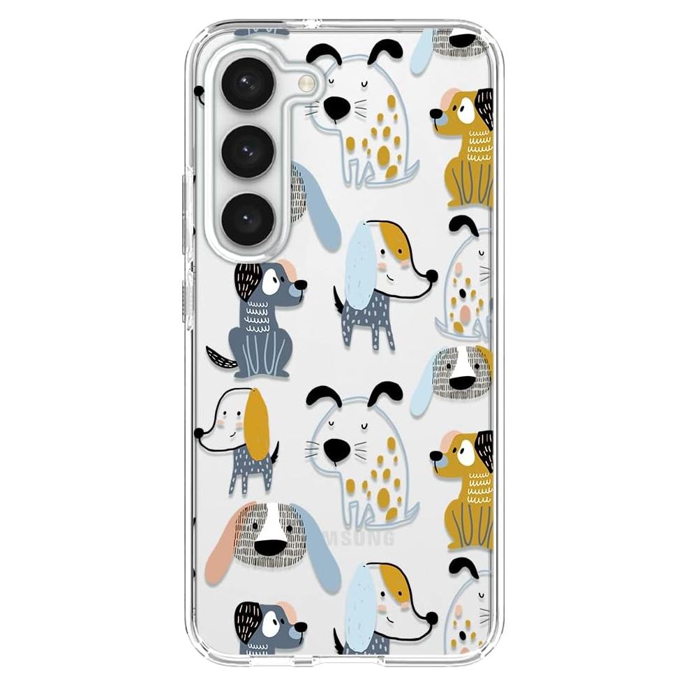 Funda TPU Blingy's para Samsung Galaxy S23 6.1" Perros Caricatura