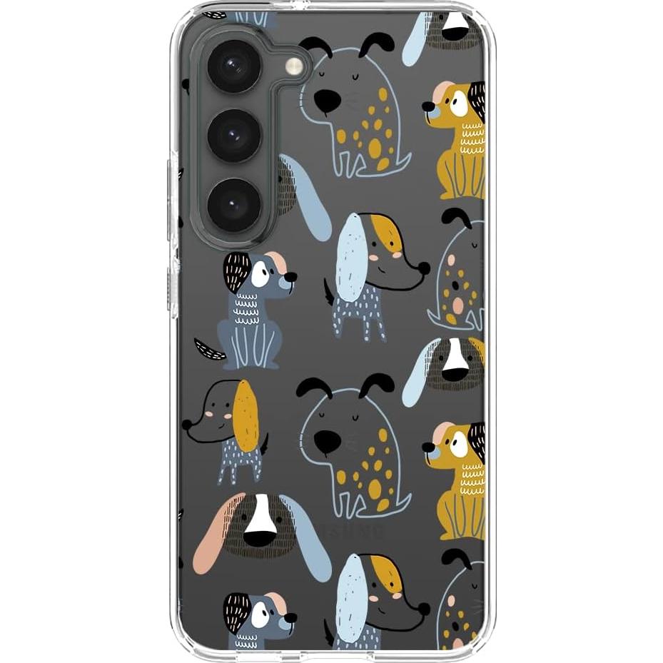 Funda TPU Blingy's para Samsung Galaxy S23 6.1" Perros Caricatura