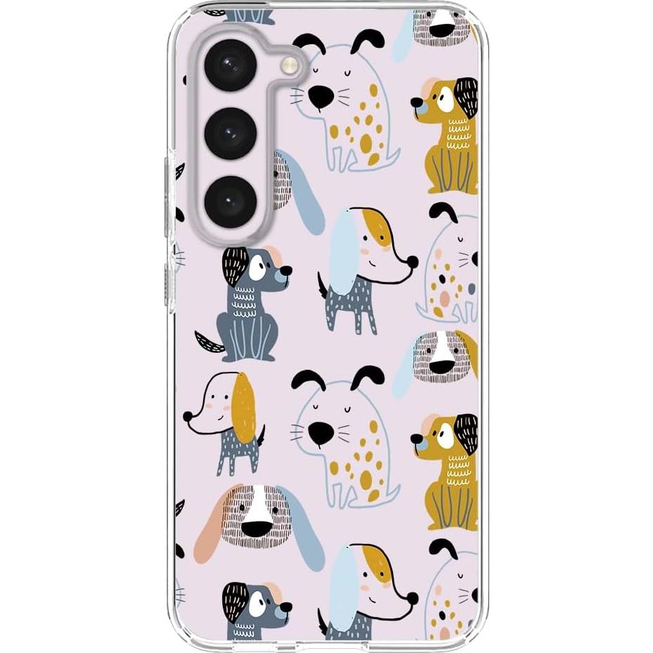 Funda TPU Blingy's para Samsung Galaxy S23 6.1" Perros Caricatura