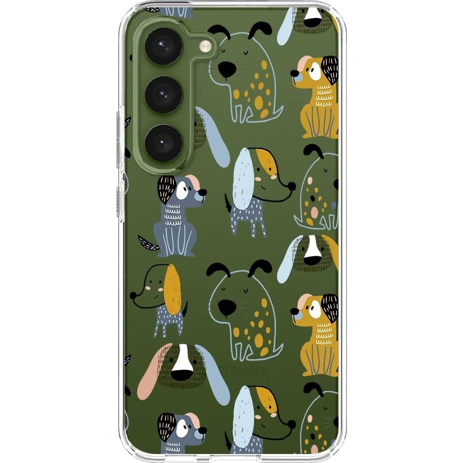 Funda TPU Blingy's para Samsung Galaxy S23 6.1" Perros Caricatura