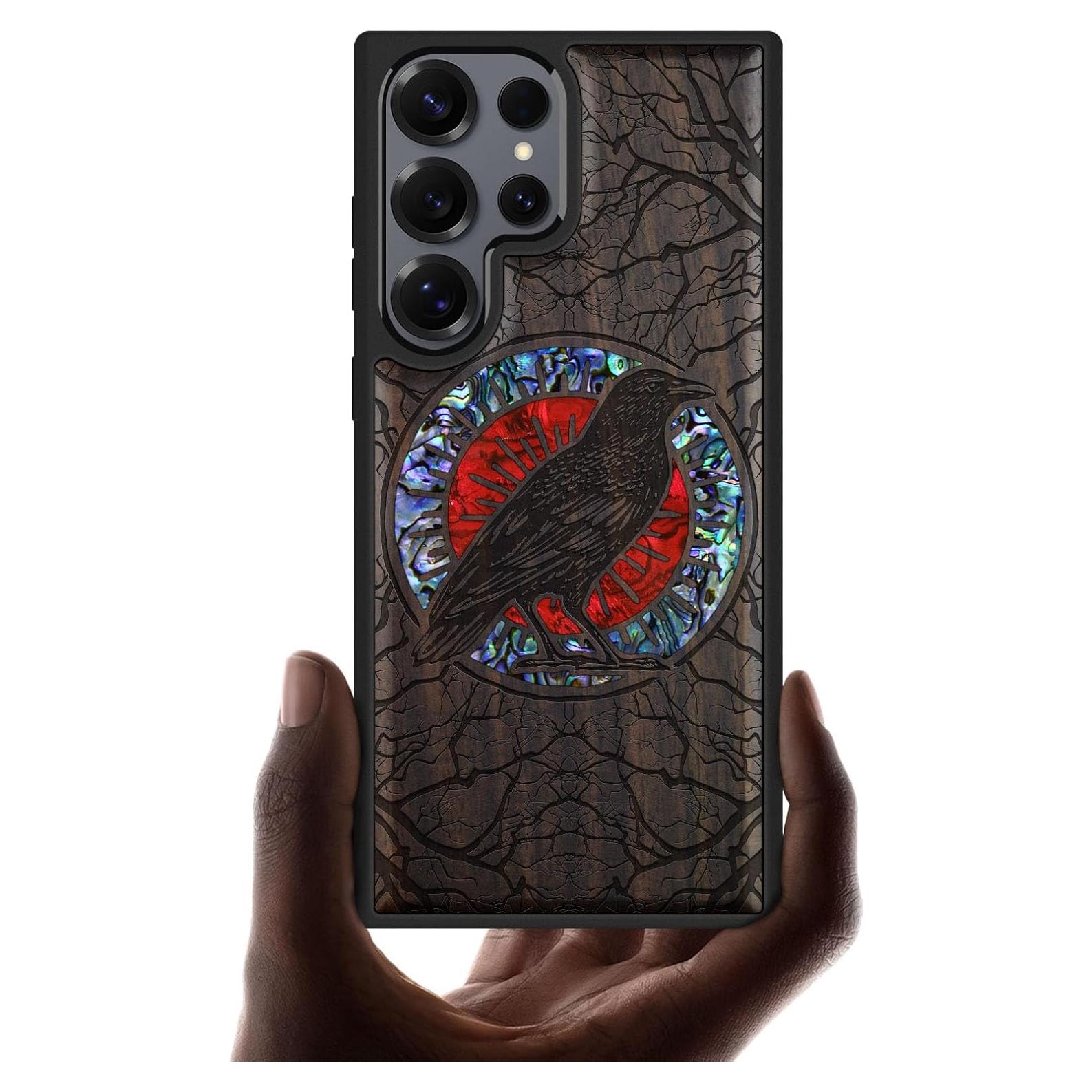 Funda de Madera Magnética Carveit para Samsung Galaxy S25 Ultra