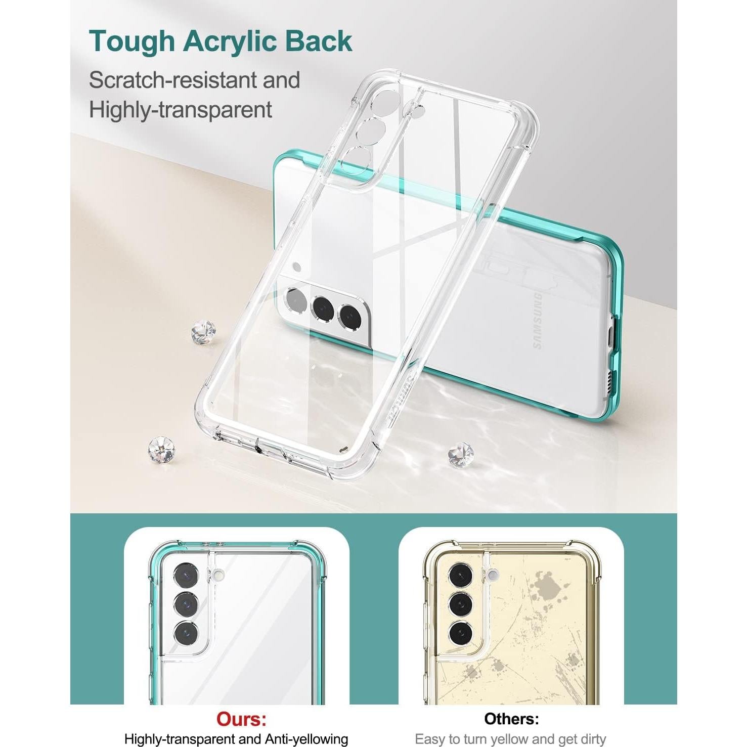 Funda Transparente SURITCH para Samsung Galaxy S21 Plus 6.7"