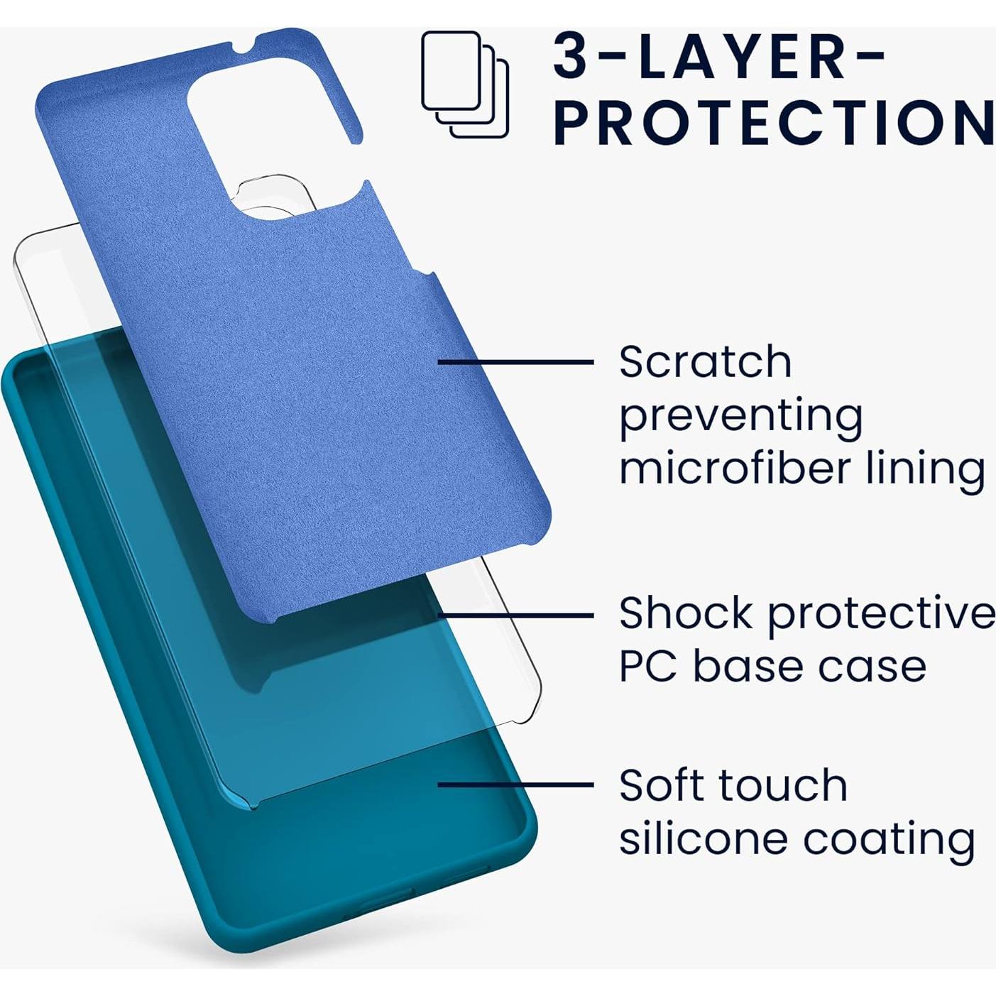 Funda de Silicona TPU KW-Commerce para Samsung Galaxy A53 5G - Azul Caribe