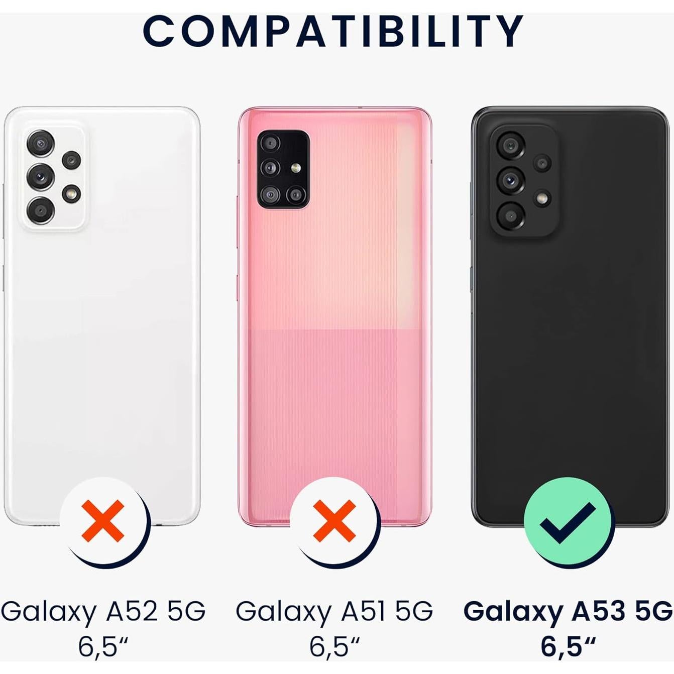 Funda de Silicona TPU KW-Commerce para Samsung Galaxy A53 5G - Azul Caribe