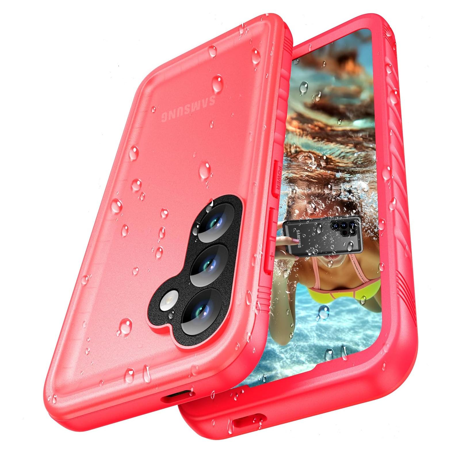 Funda Impermeable Cozycase para Samsung Galaxy S25 Rosa - IP68