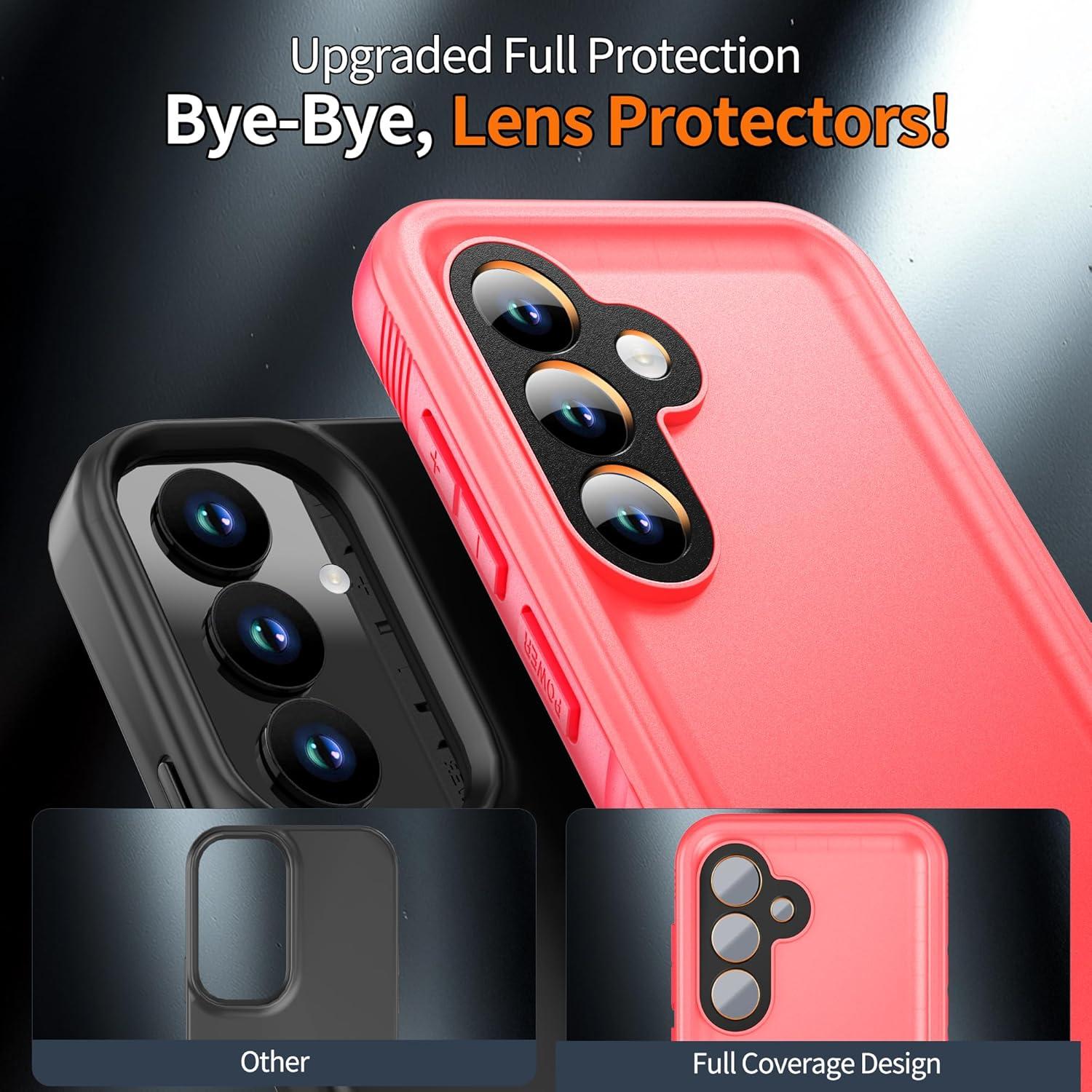 Funda Impermeable Cozycase para Samsung Galaxy S25 Rosa - IP68