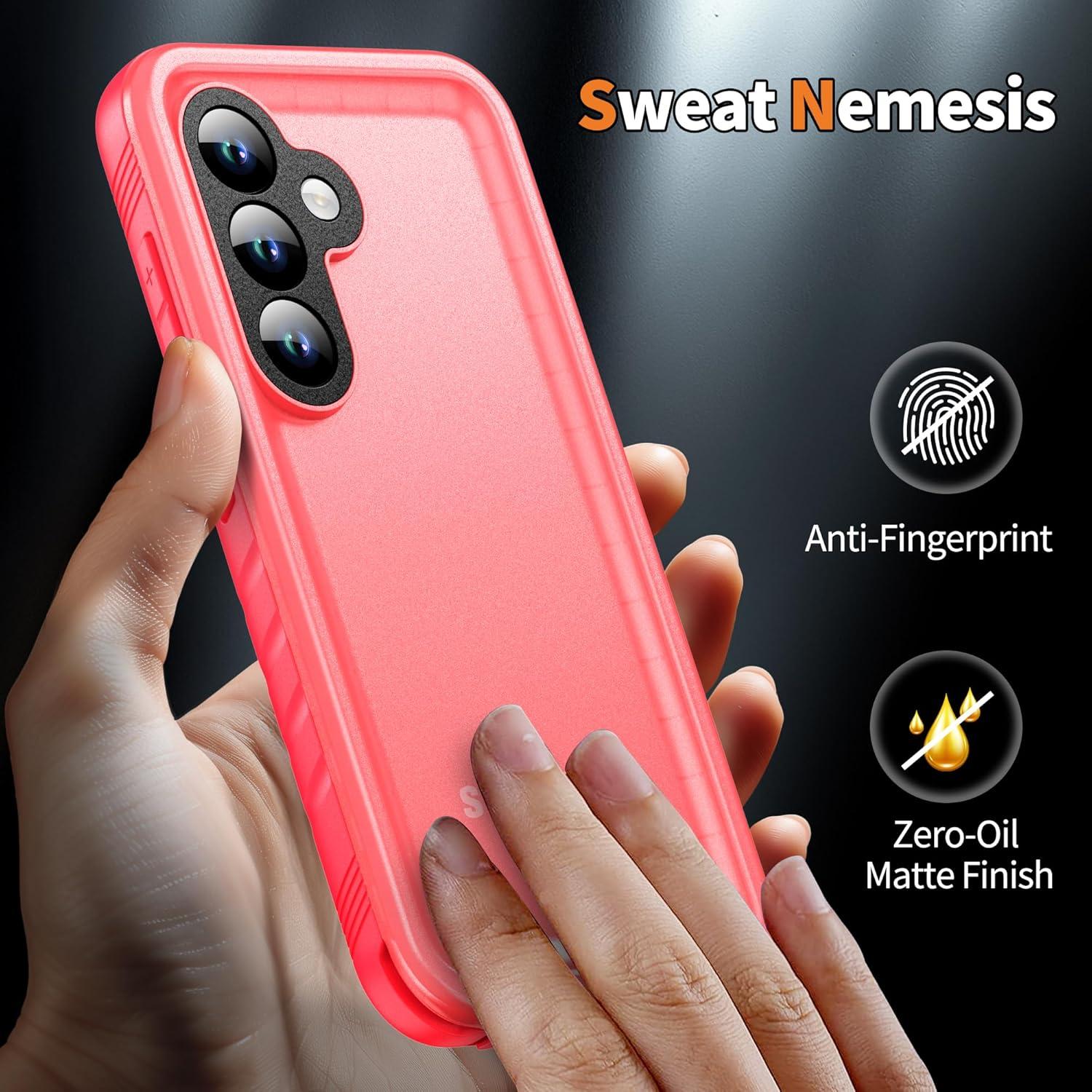 Funda Impermeable Cozycase para Samsung Galaxy S25 Rosa - IP68