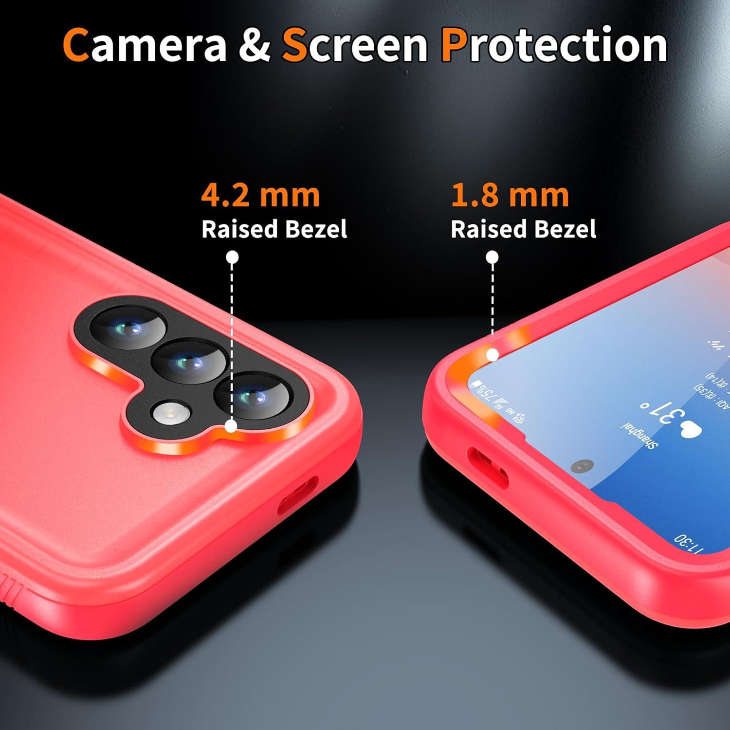 Funda Impermeable Cozycase para Samsung Galaxy S25 Rosa - IP68