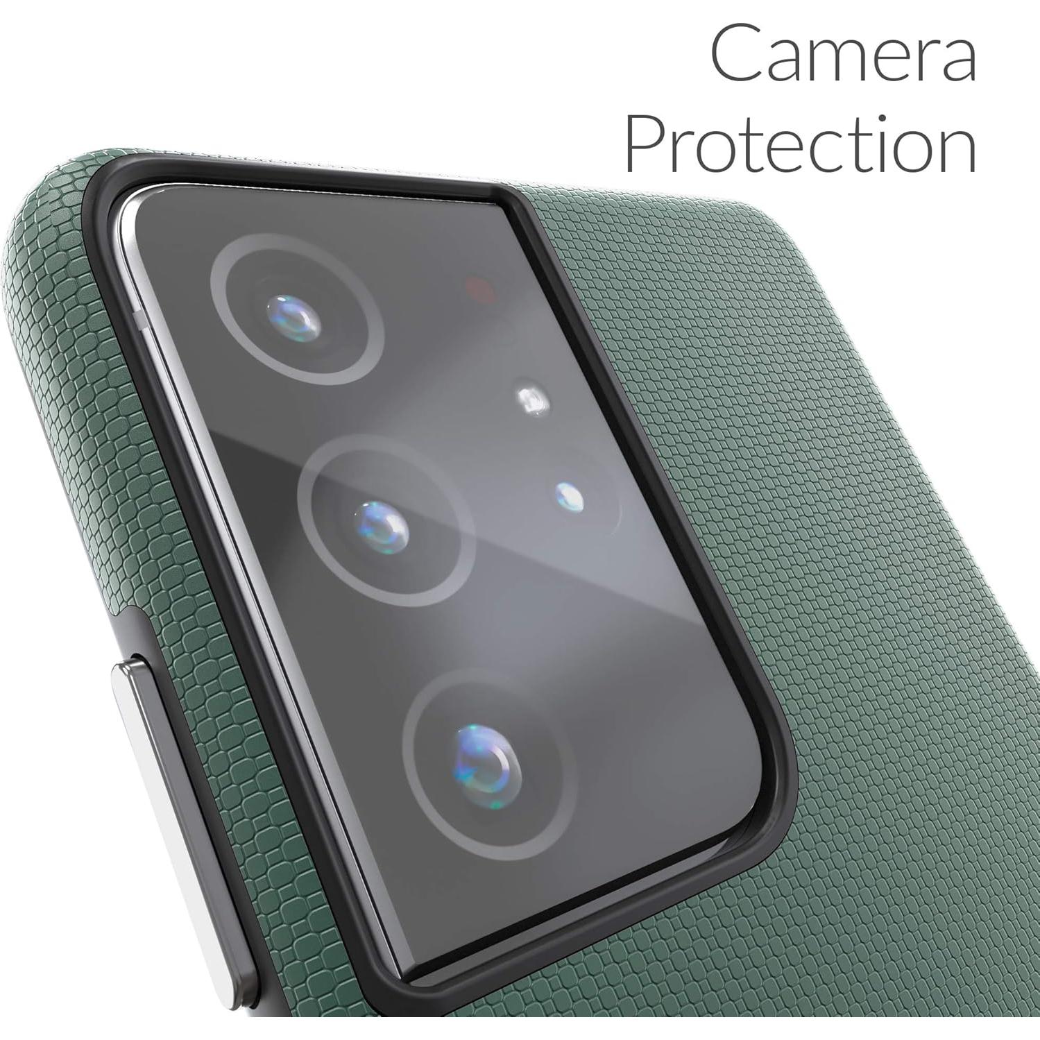 Funda Crave Dual Guard para Samsung Galaxy S21 Ultra - Verde