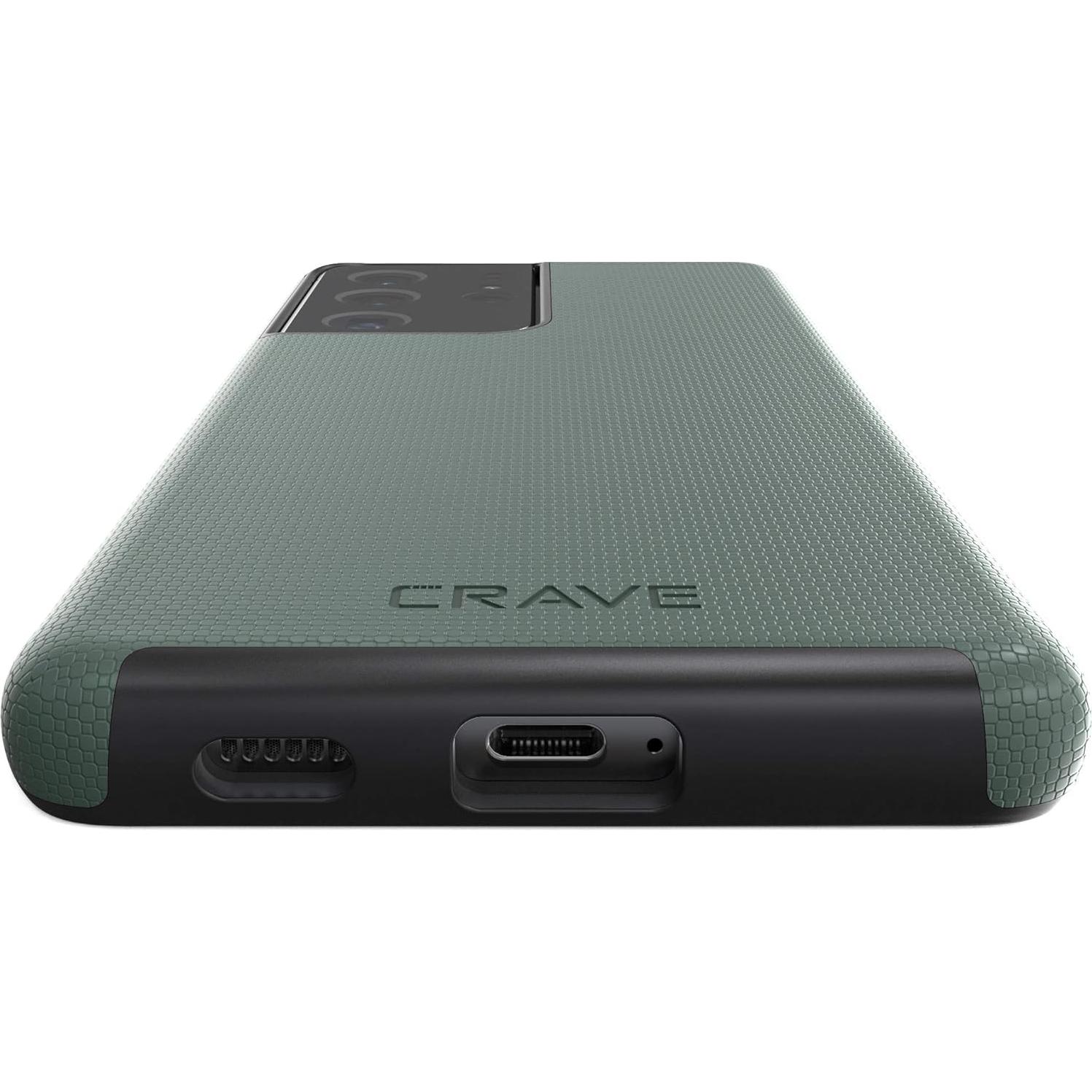 Funda Crave Dual Guard para Samsung Galaxy S21 Ultra - Verde