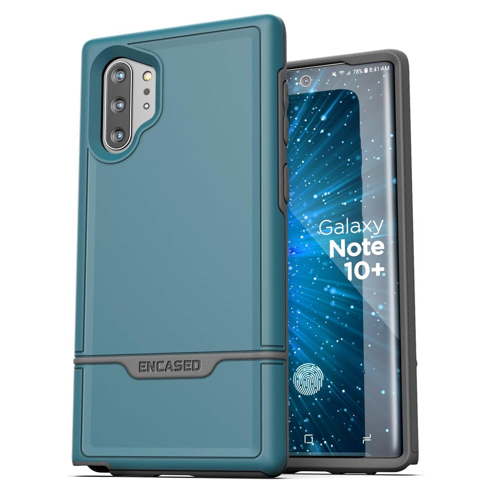 Funda Protectora Encased Rebel Armor para Galaxy Note 10+ Azul