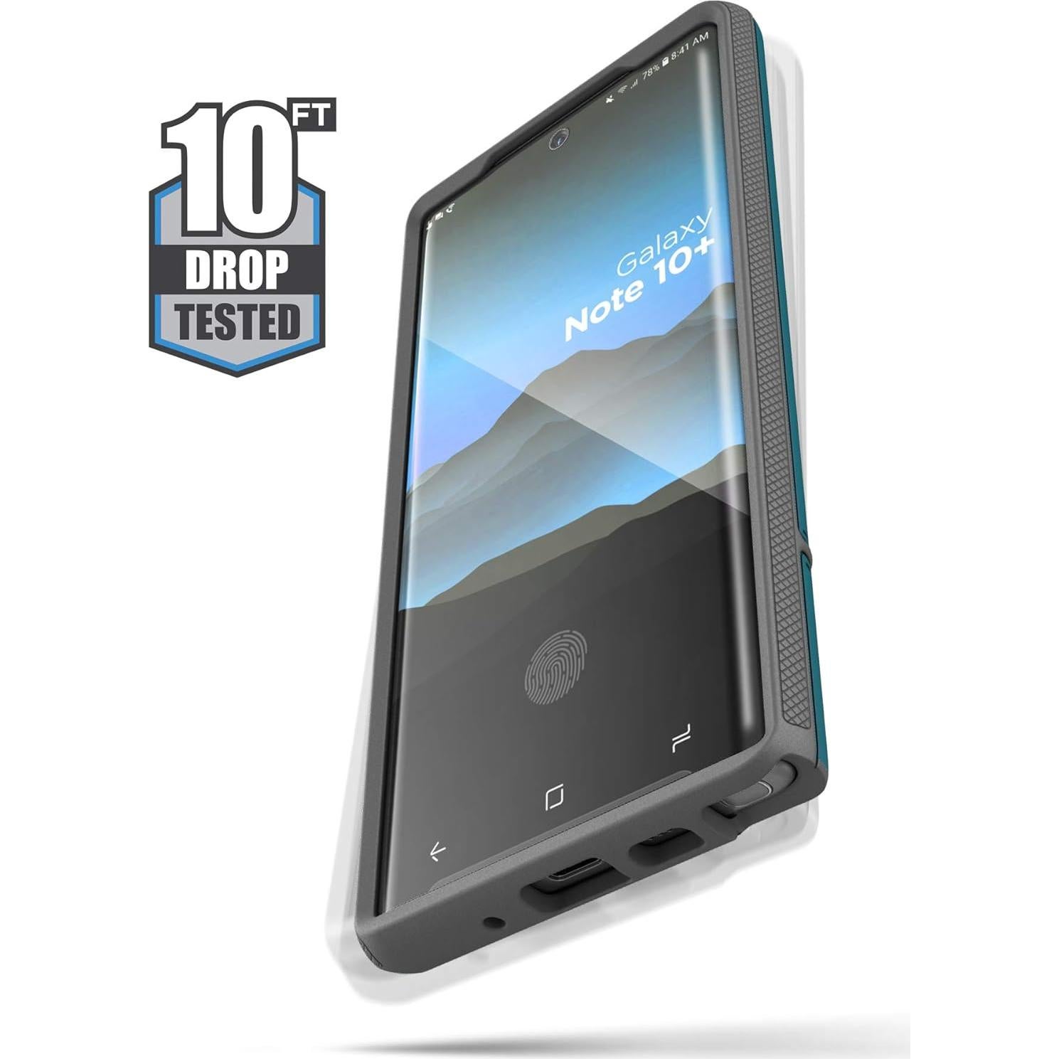 Funda Protectora Encased Rebel Armor para Galaxy Note 10+ Azul