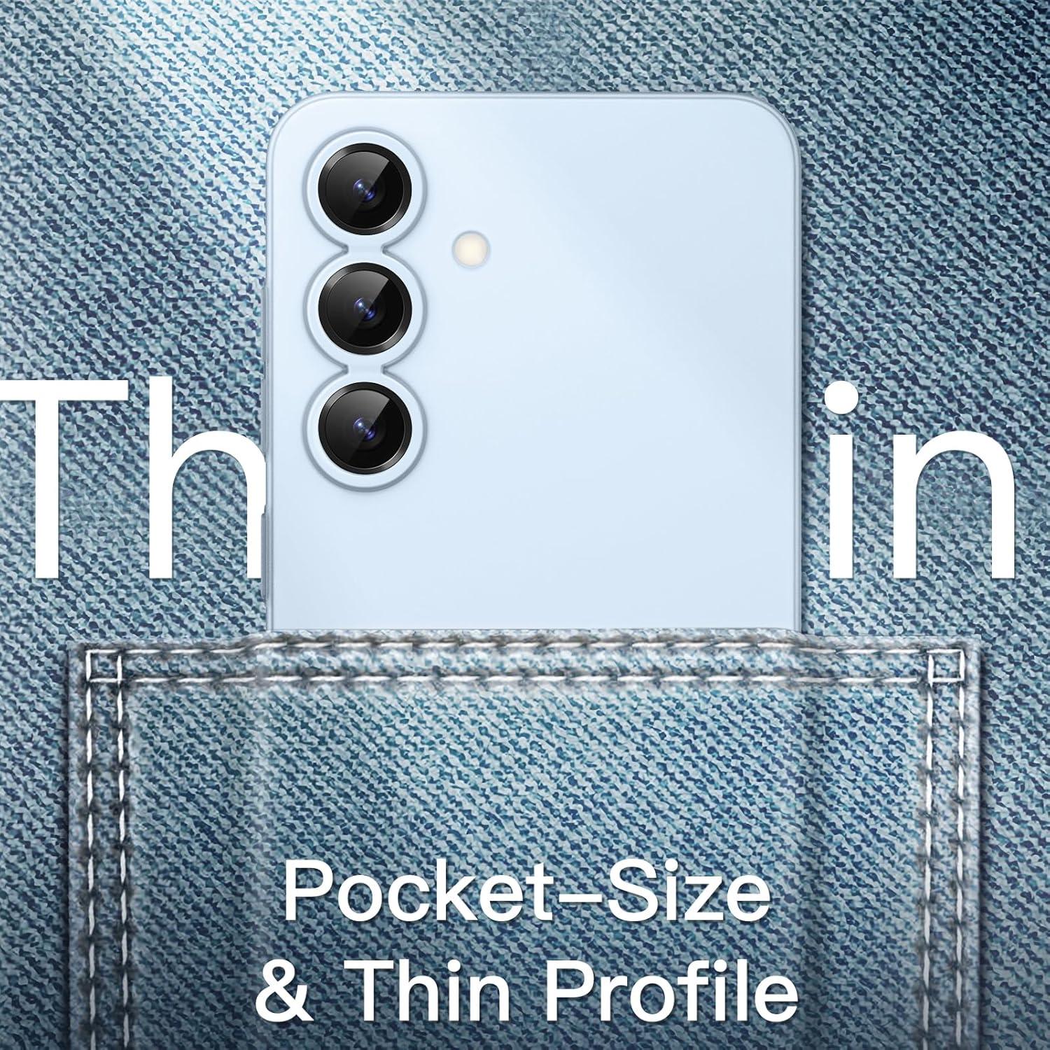 Funda Ultra Delgada JETech para Samsung Galaxy S25 5G - Azul Hielo