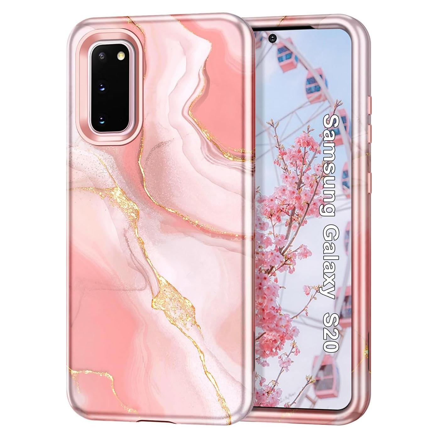 Funda Btscase para Samsung Galaxy S20 6.2" Patrón Mármol Rosa