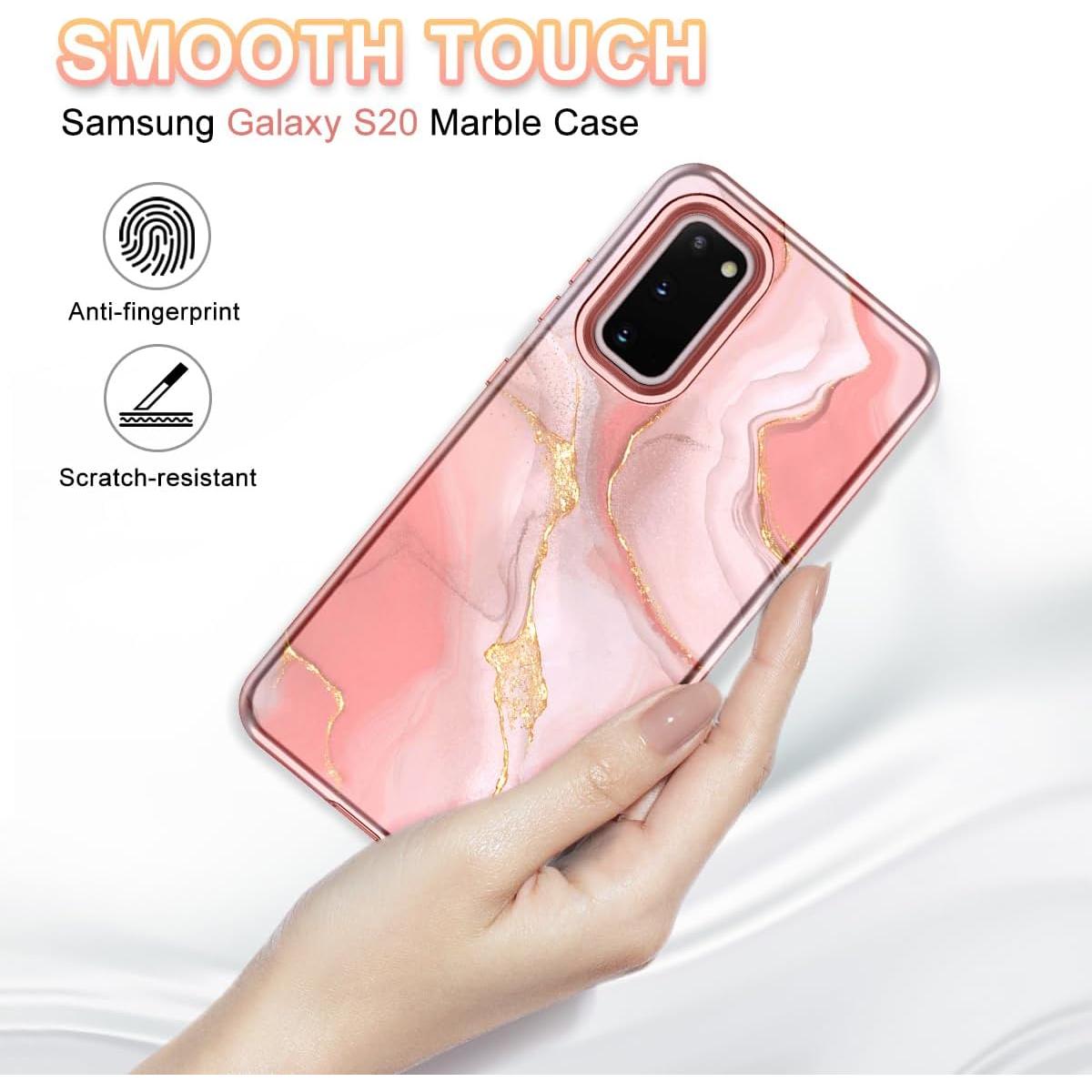 Funda Btscase para Samsung Galaxy S20 6.2" Patrón Mármol Rosa