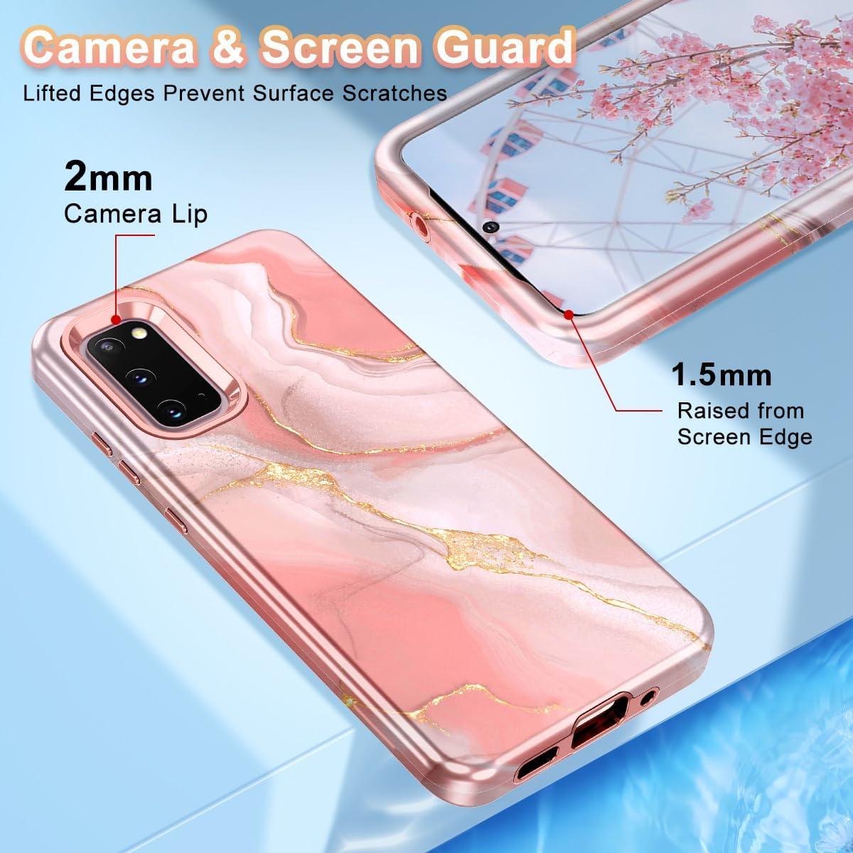 Funda Btscase para Samsung Galaxy S20 6.2" Patrón Mármol Rosa