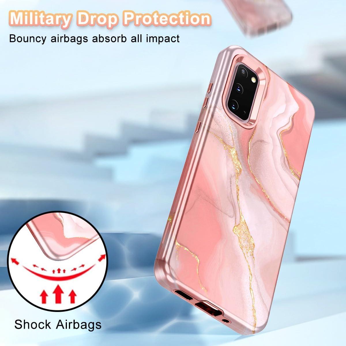 Funda Btscase para Samsung Galaxy S20 6.2" Patrón Mármol Rosa