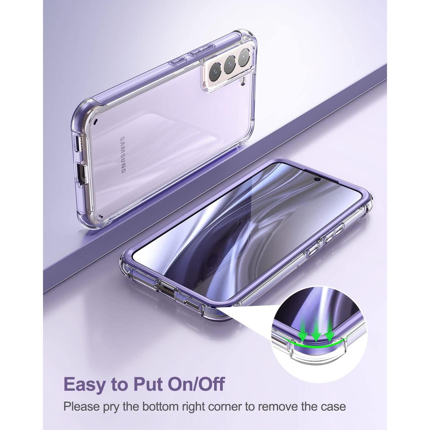 Funda Transparente SURITCH para Samsung Galaxy S22 6.1" con Protector