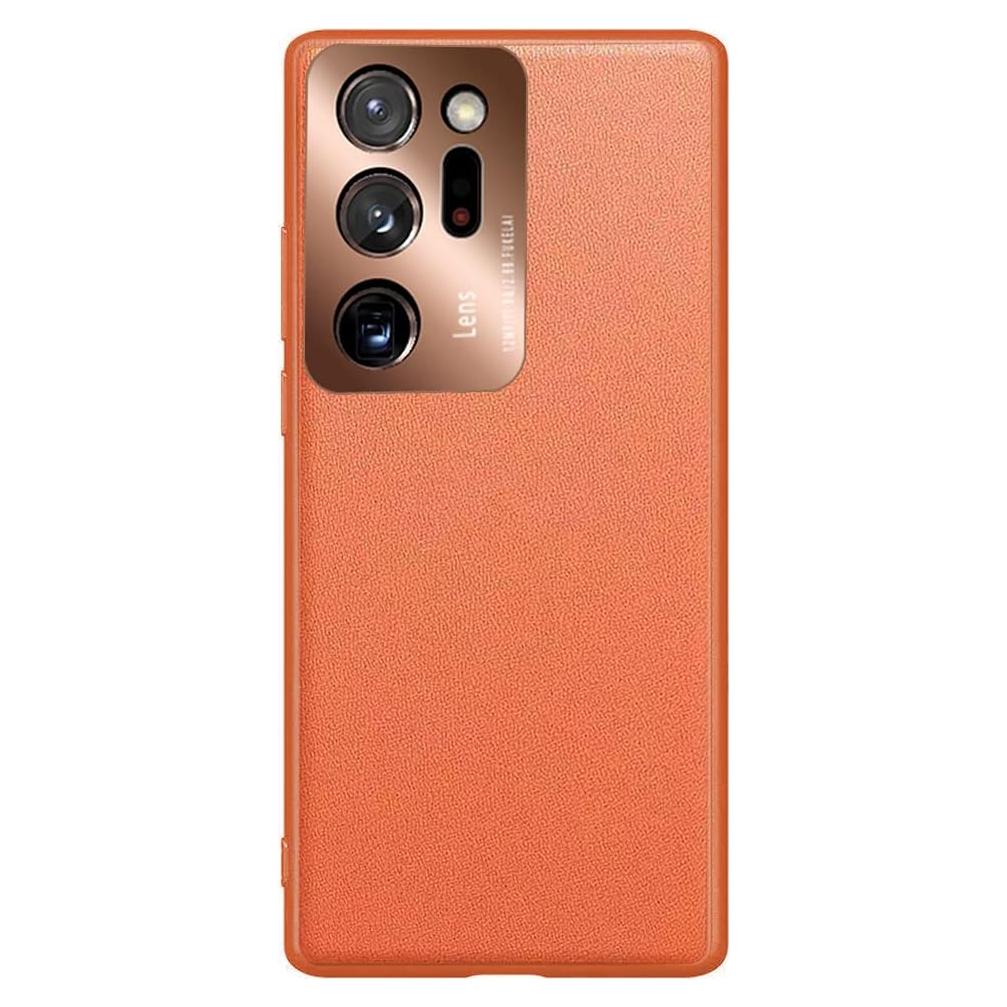 Funda de cuero para Samsung Galaxy Note 20 Ultra - Naranja