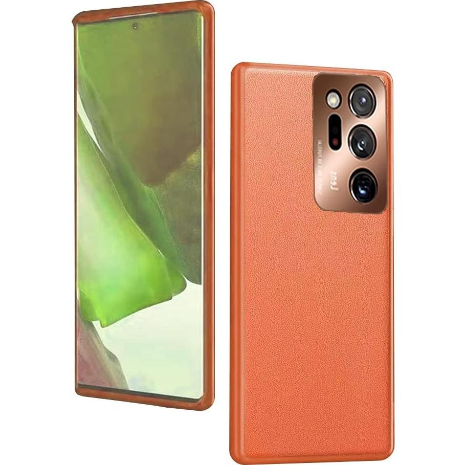 Funda de cuero para Samsung Galaxy Note 20 Ultra - Naranja