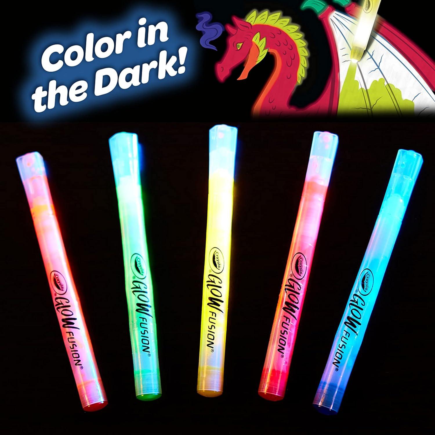 Set de Colores Crayola Glow Fusion - Criaturas Míticas