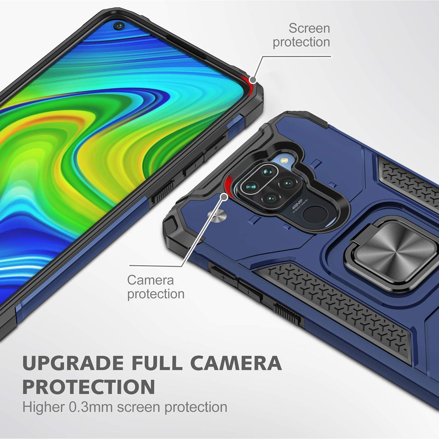 Funda Asuwish para Xiaomi Redmi Note 9 / 10X 4G con protector