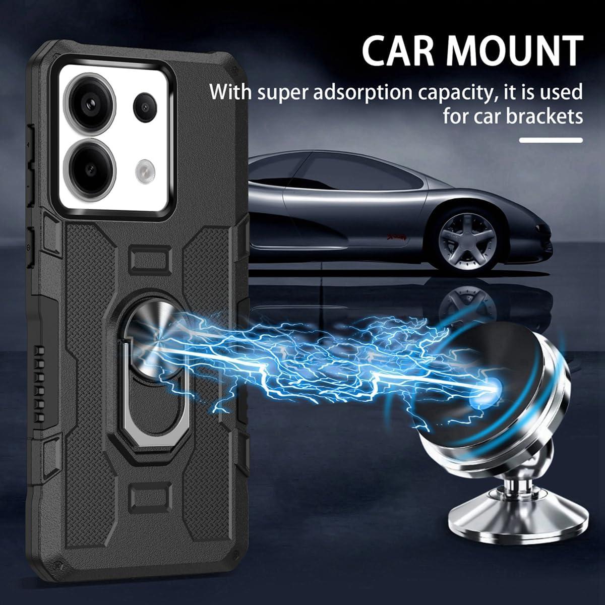 Funda Grado Militar Ueokeird para Redmi Note 13 Pro 5G Azul