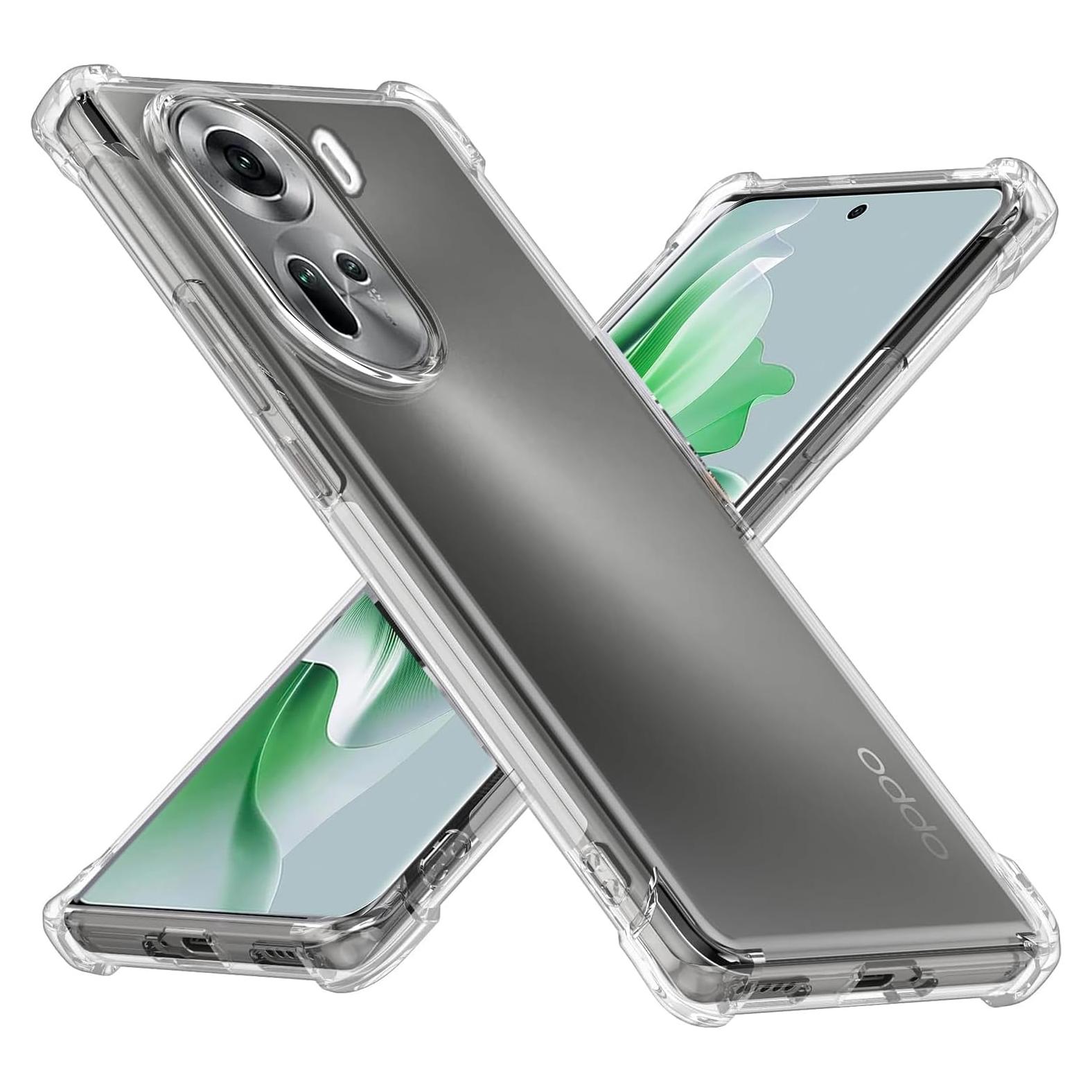 Funda TPU Transparente USTIYA para OPPO Reno 11 5G Grado Militar