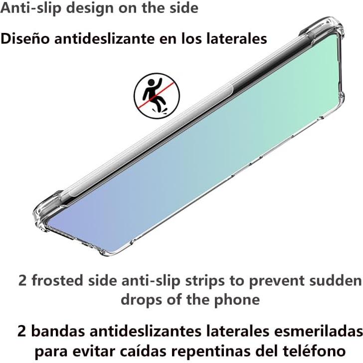 Funda TPU Transparente USTIYA para OPPO Reno 11 5G Grado Militar