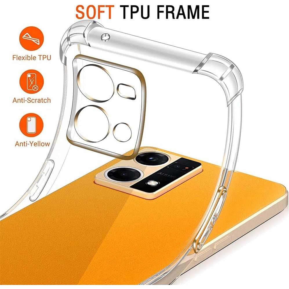 Funda TPU Transparente USTIYA para Reno 7 y OPPO F21 Pro