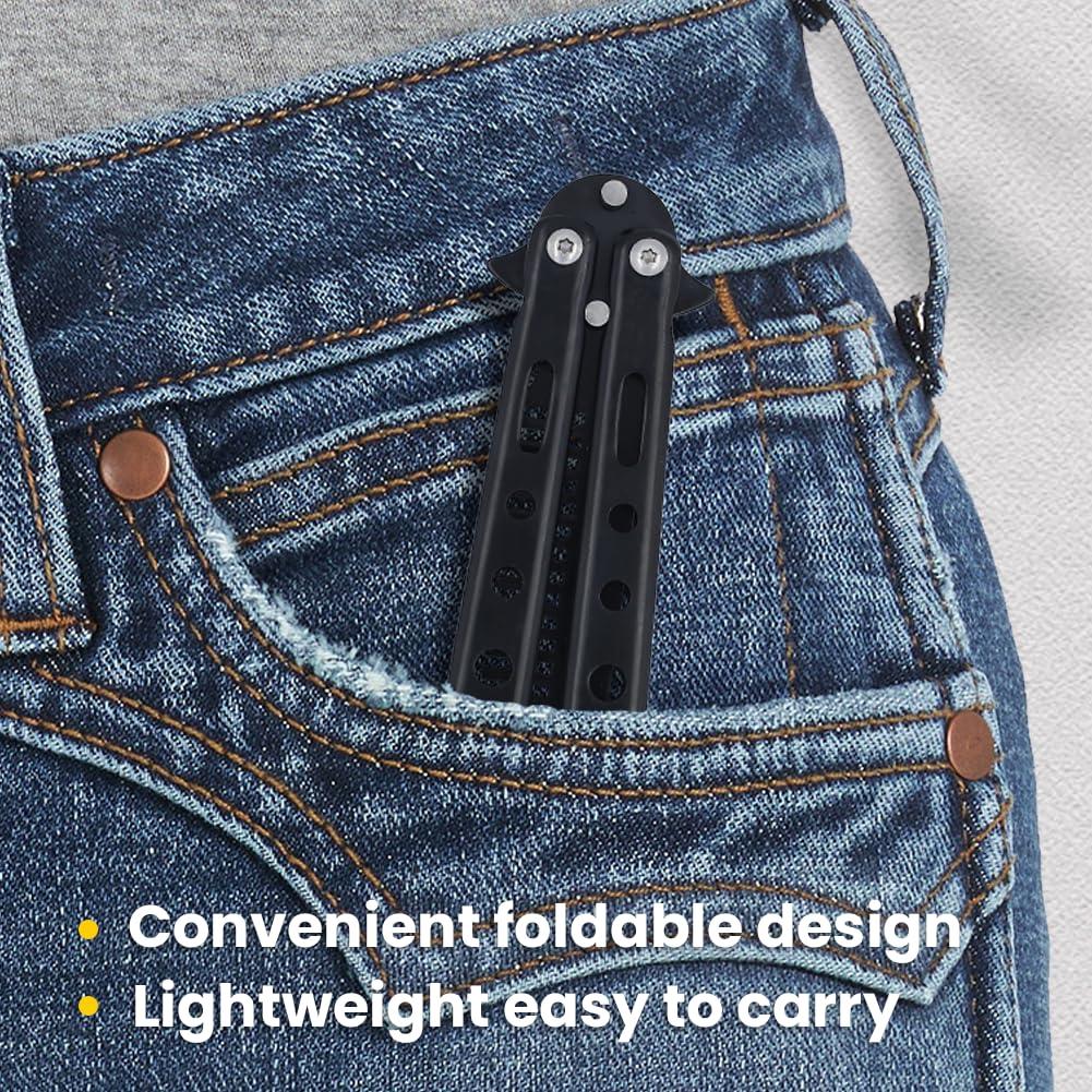 Peines Automáticos Plegables Canumer - Acero Inoxidable, 2 Piezas