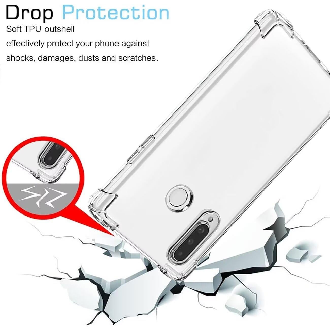 Funda Huawei P30 Lite MAR-LX1M TPU Transparente Bumper Suave