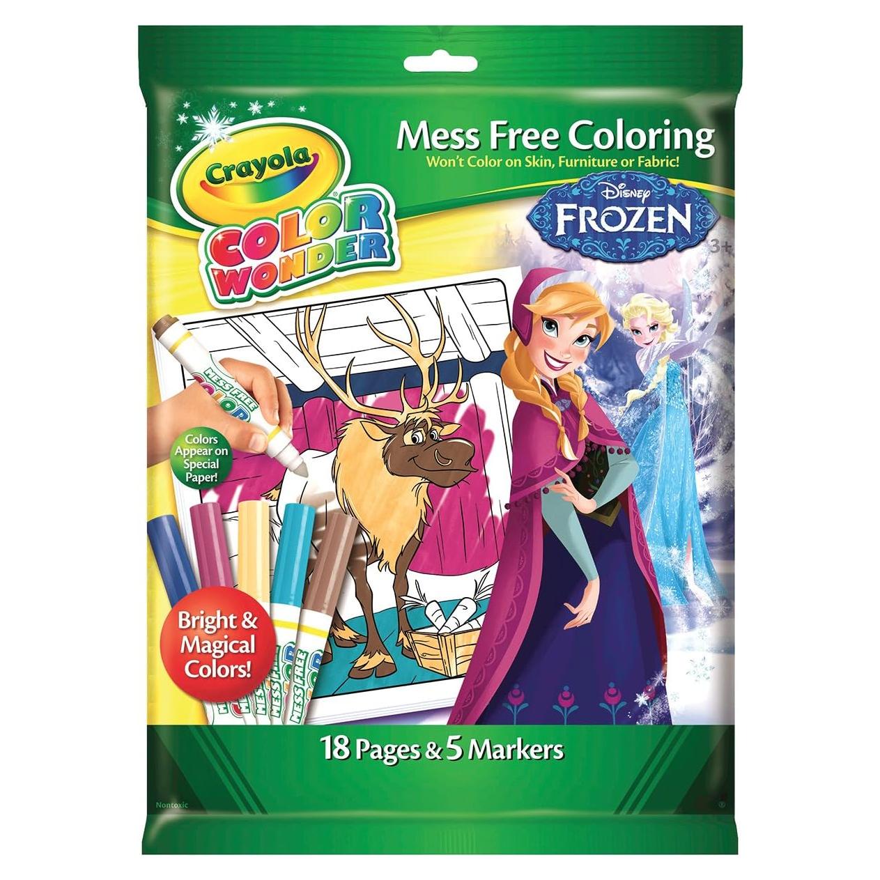 Crayola Color Wonder Frozen - Kit de Coloreo Sin Desorden