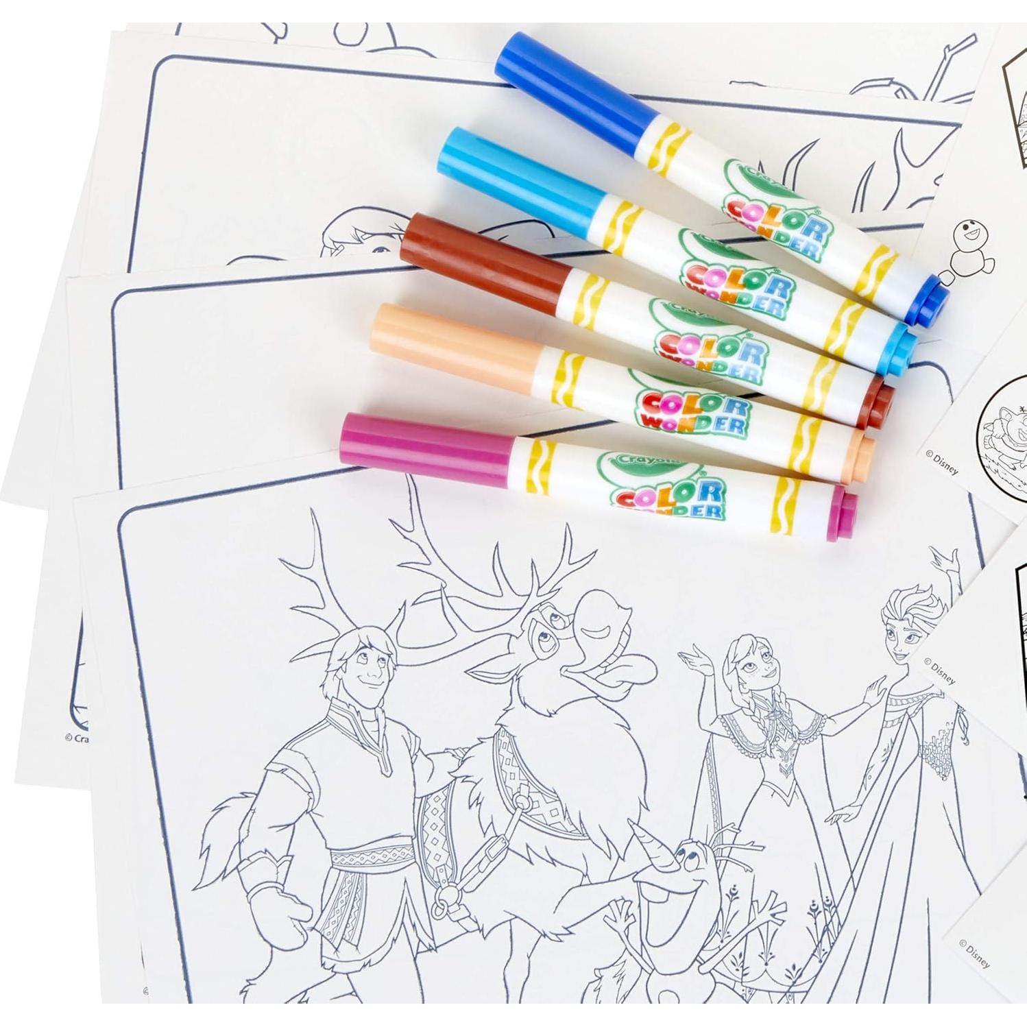 Crayola Color Wonder Frozen - Kit de Coloreo Sin Desorden