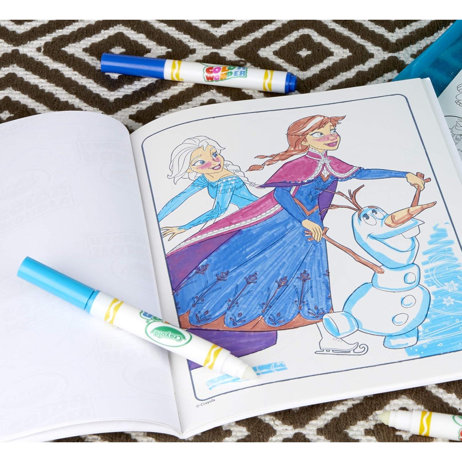 Crayola Color Wonder Frozen - Kit de Coloreo Sin Desorden