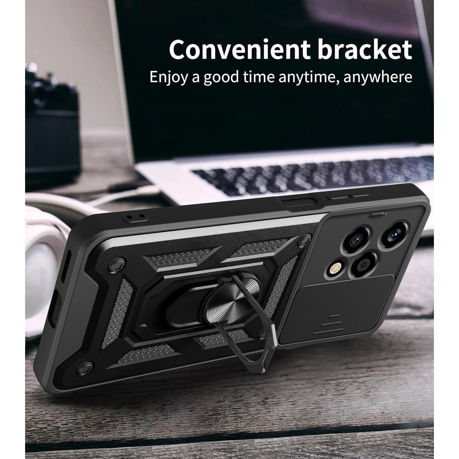 Funda Huawei Honor 200 Lite + 2 Vidrios Templados, Azul