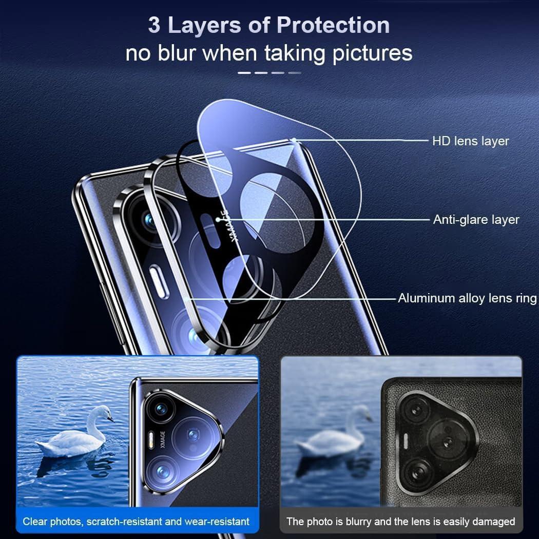 Funda Magnética QUIETIP para Huawei Pura 70 - Vidrio Templado Plata