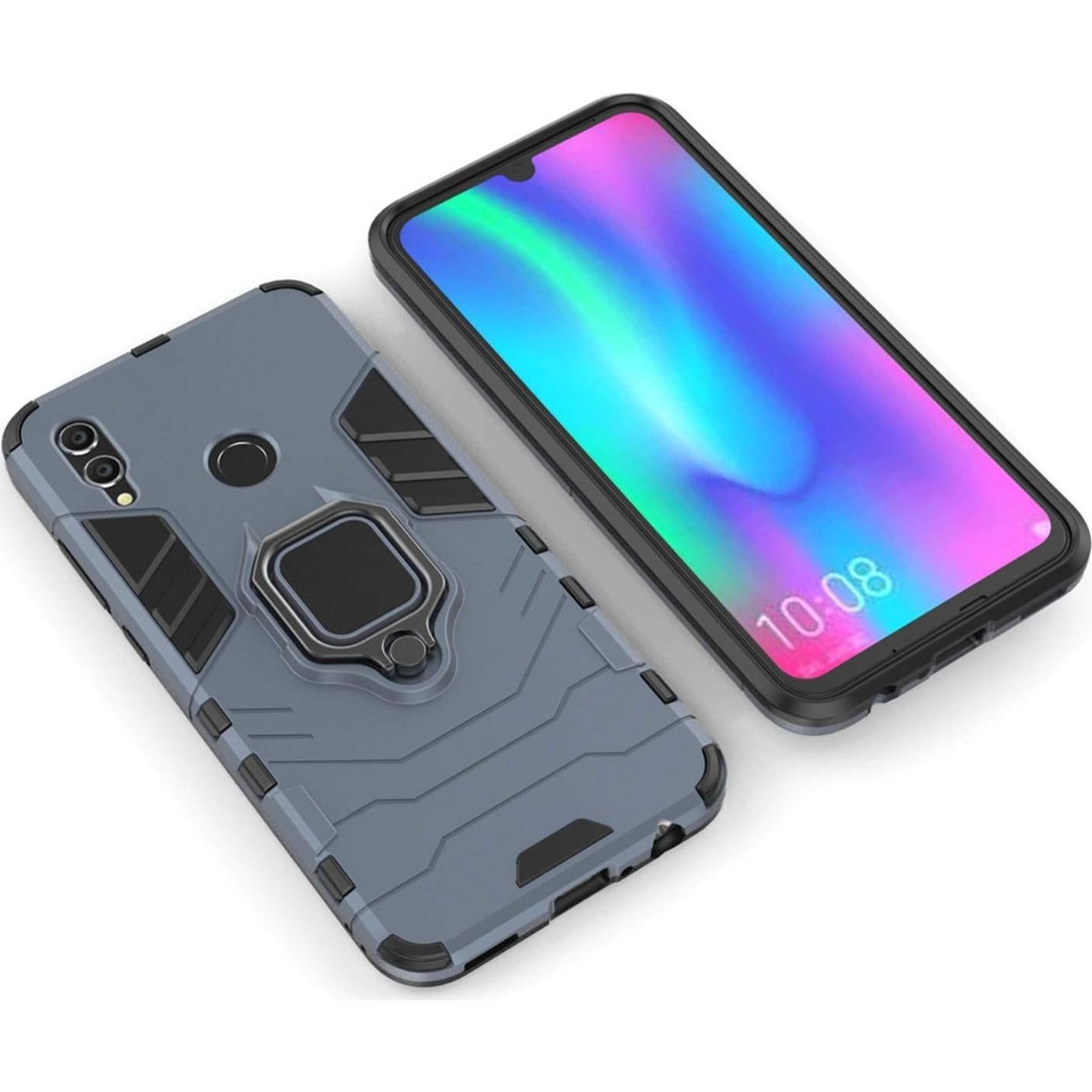 Funda Bumper Doble Capa para Huawei P Smart 2019 Azul Marino