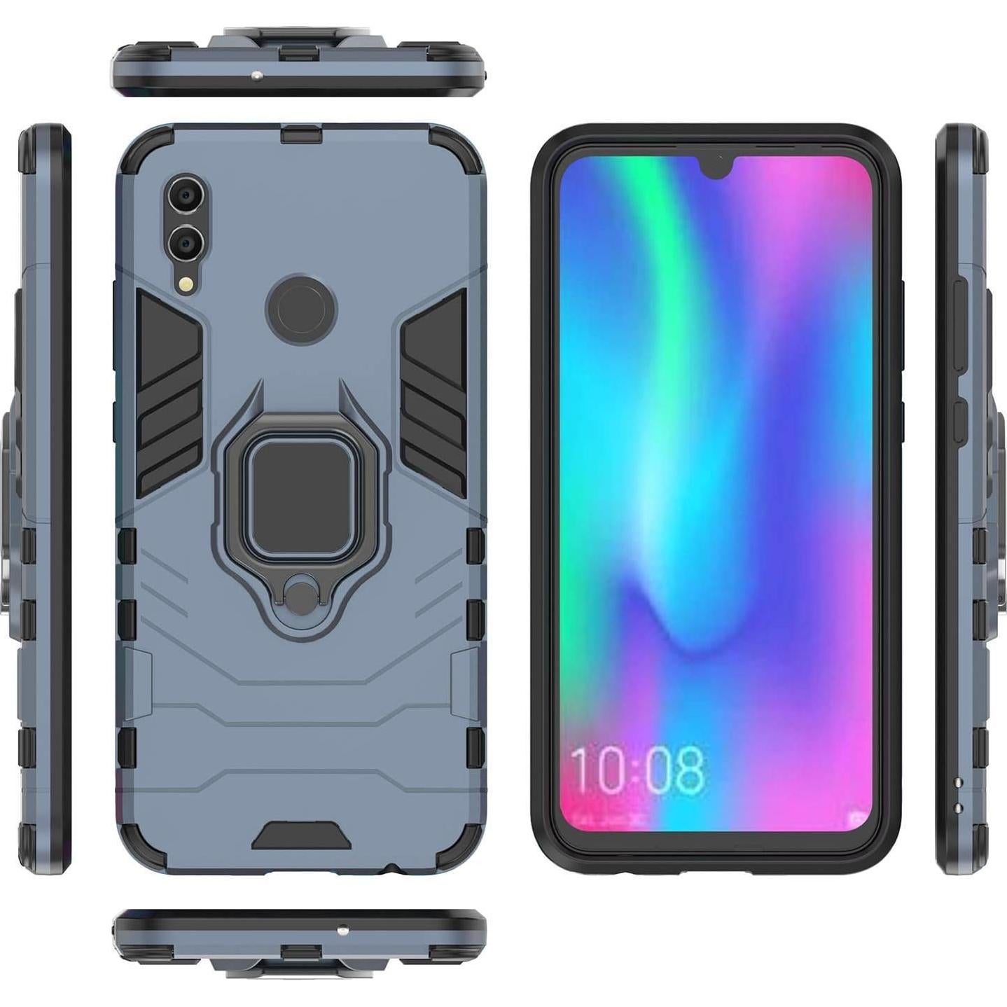 Funda Bumper Doble Capa para Huawei P Smart 2019 Azul Marino