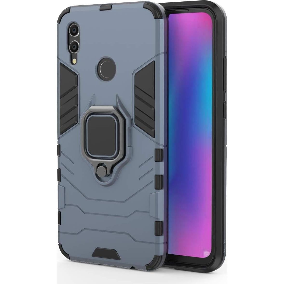 Funda Bumper Doble Capa para Huawei P Smart 2019 Azul Marino