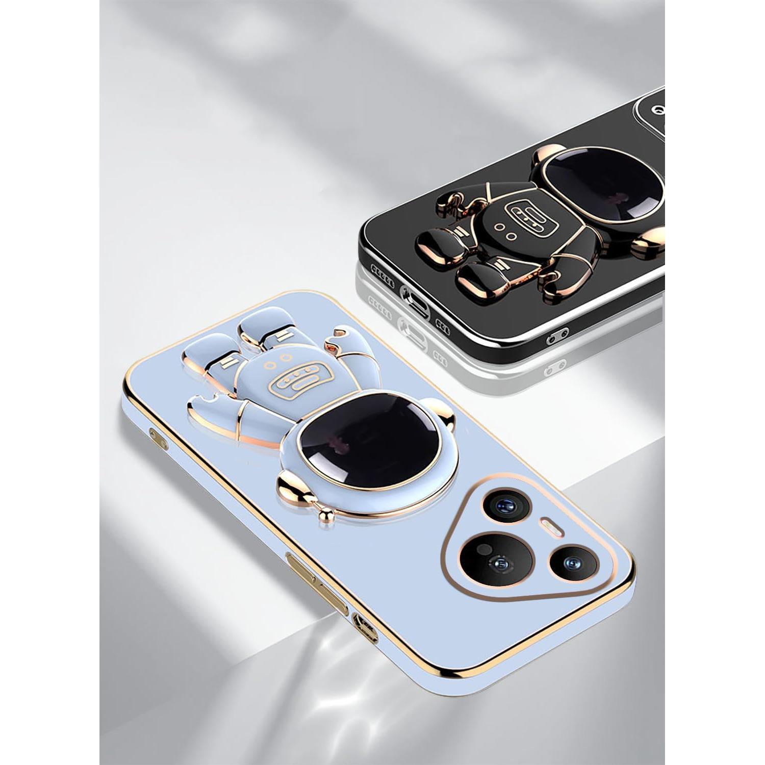 Funda Huawei Pura 70 Pro con Soporte Oculto Astronauta Azul