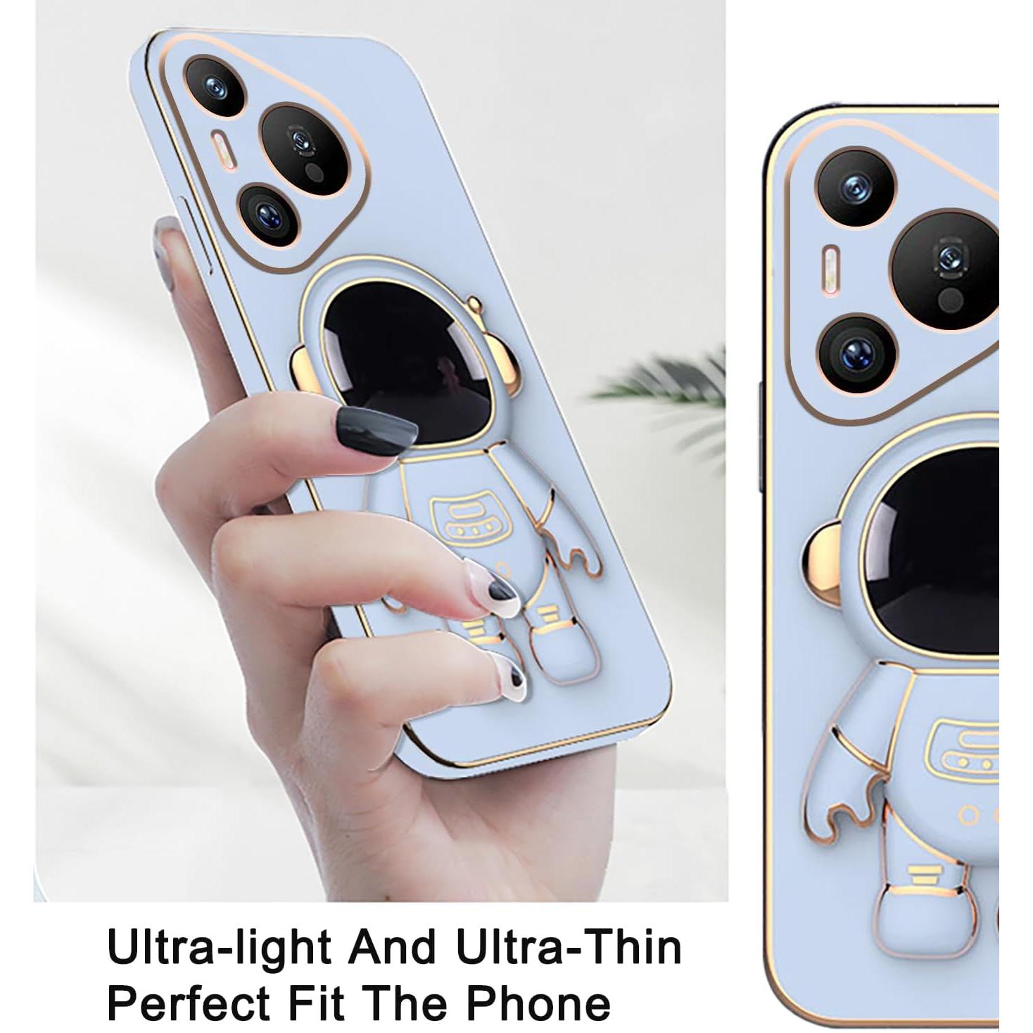 Funda Huawei Pura 70 Pro con Soporte Oculto Astronauta Azul