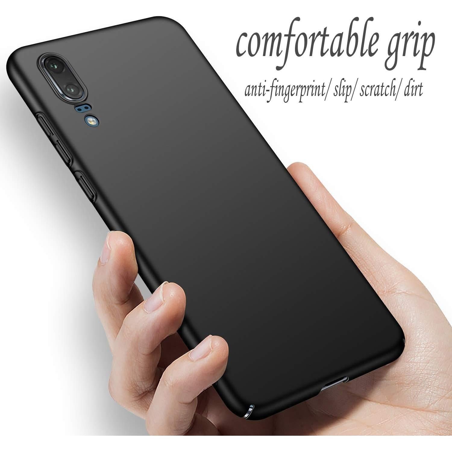 Funda Protectora Ultra Delgado Winpromise para Huawei P20 - Negro