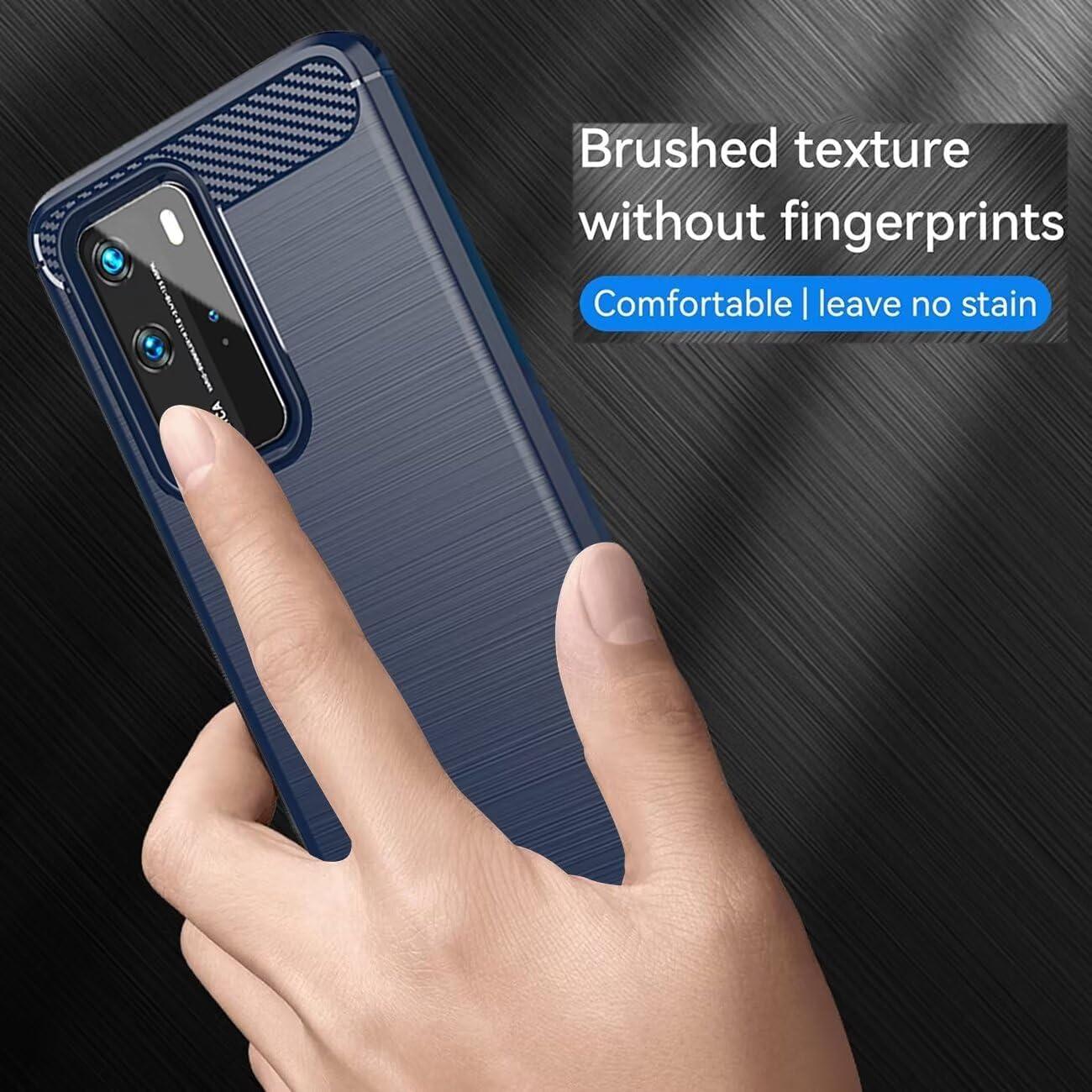 Funda TPU para Huawei P40 Pro ELSNX9 ELSN04 Azul Marino