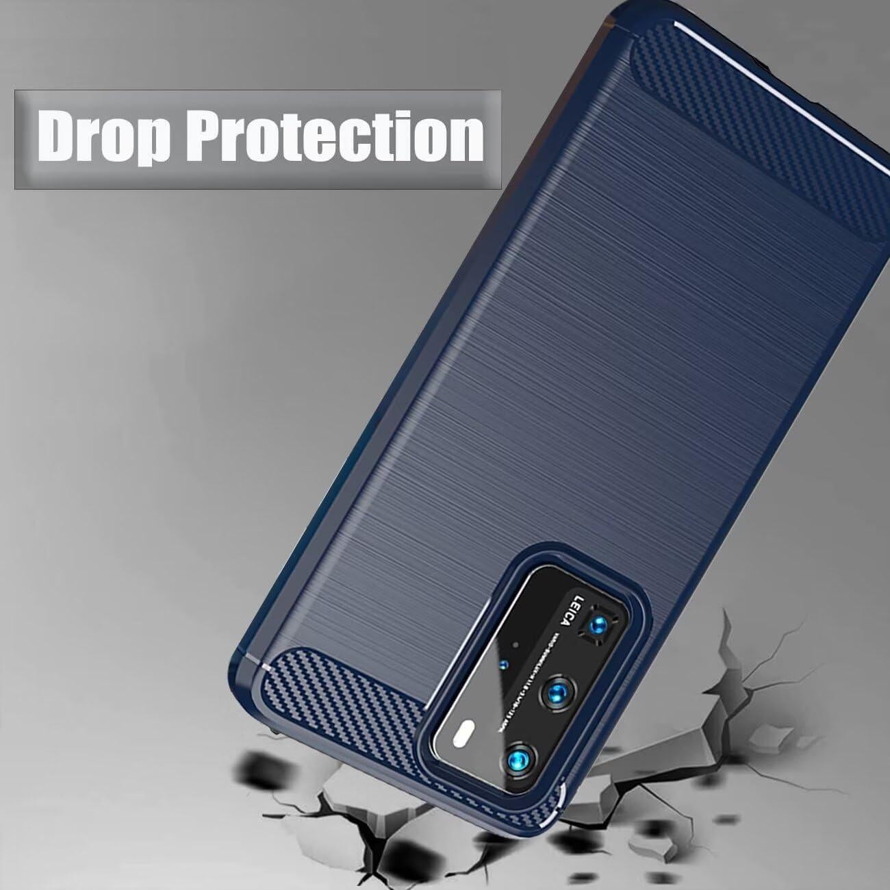 Funda TPU para Huawei P40 Pro ELSNX9 ELSN04 Azul Marino